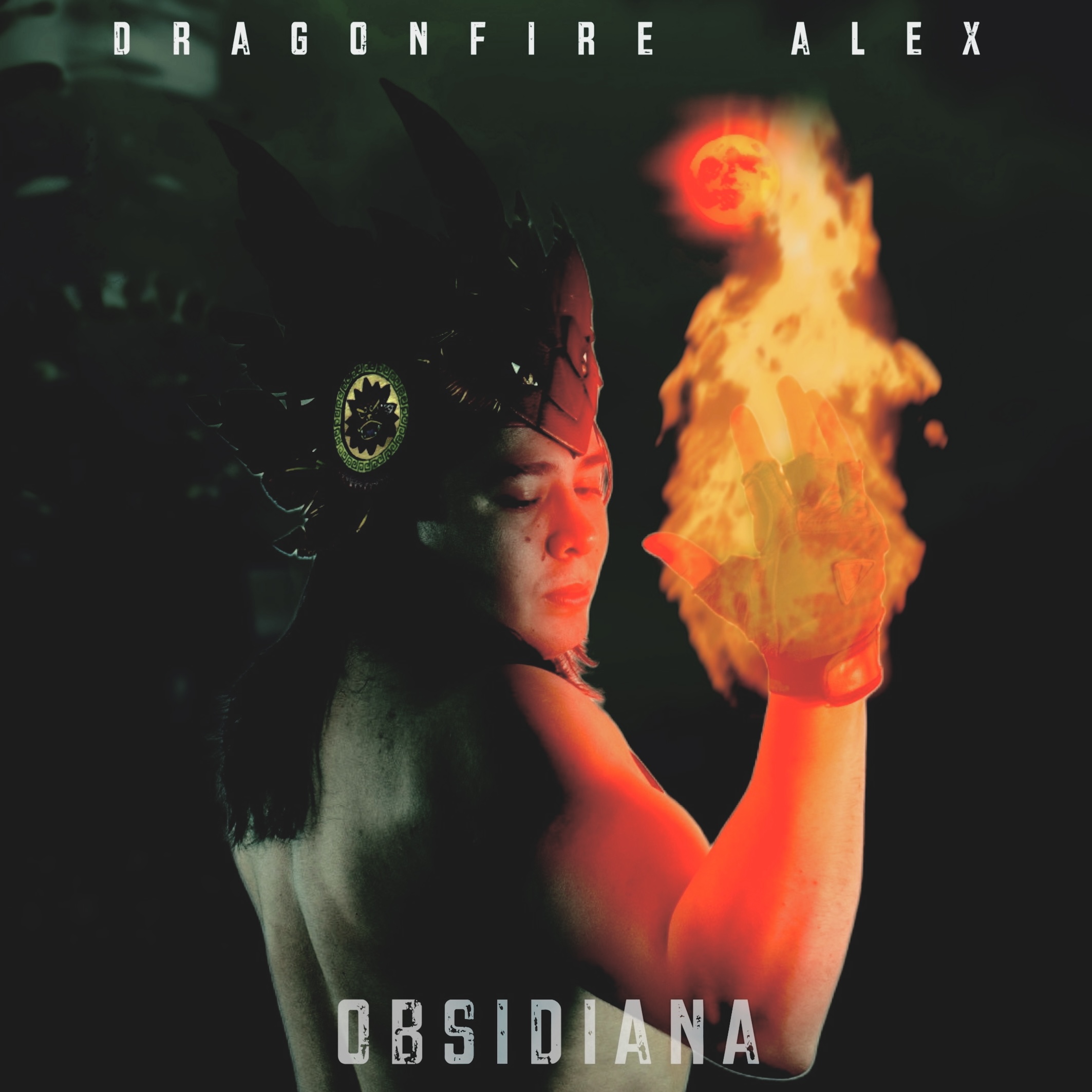 Portada del álbum; Obsidiana de DrAgonfire Alex